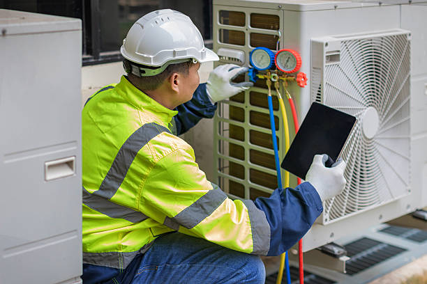 Professional Hvac Maintenance technician working in Cascade, WI